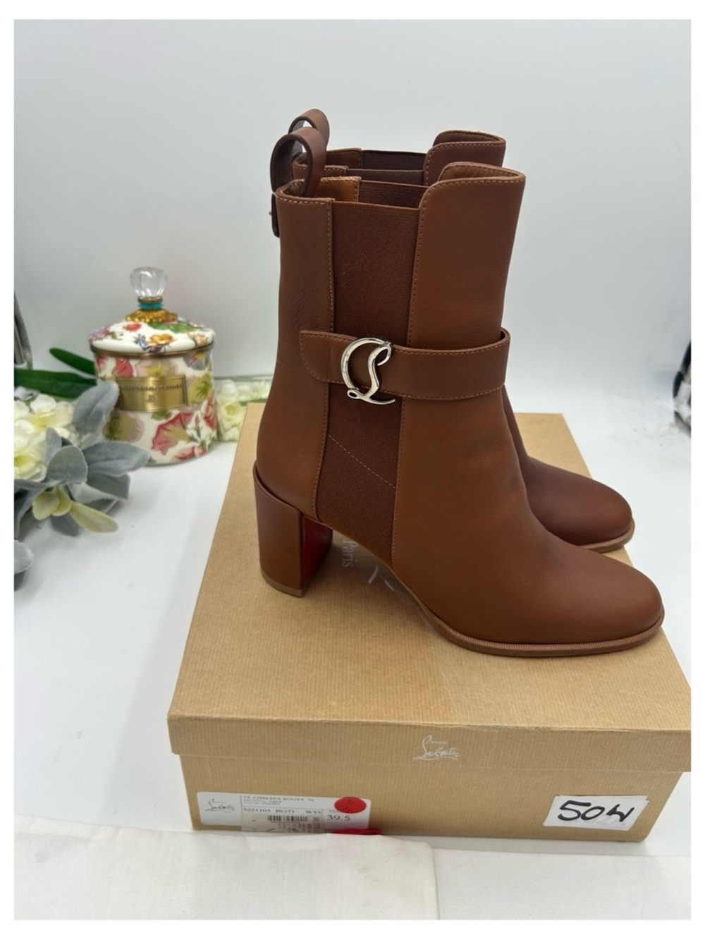 Christian Louboutin
CL logo Chelsea boots size 39.5 made in Italy - Picture 3 of 9